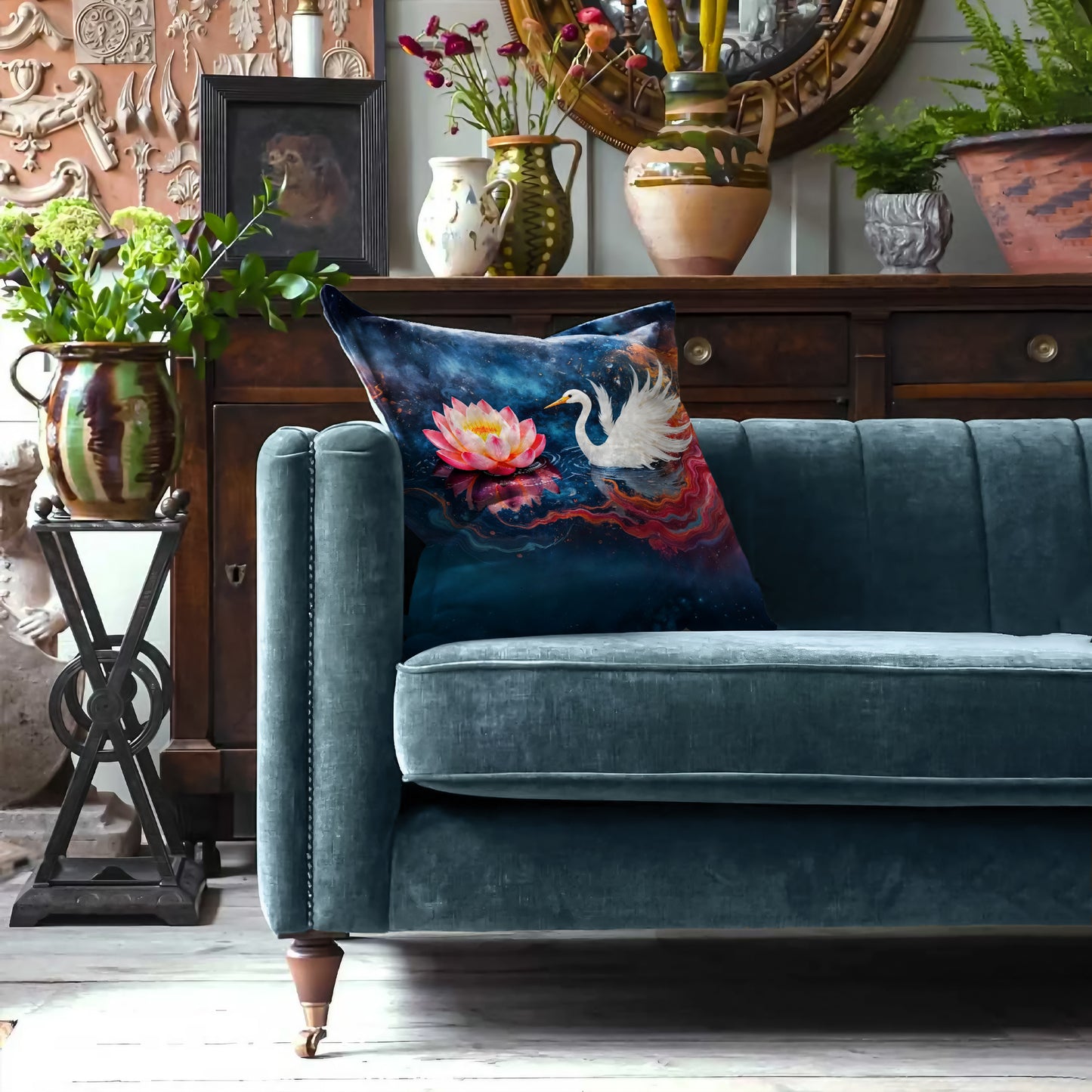 Celestial Stork Exclusive Range Cushions