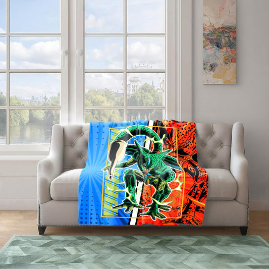 Cell Light Weight Fleece Blanket