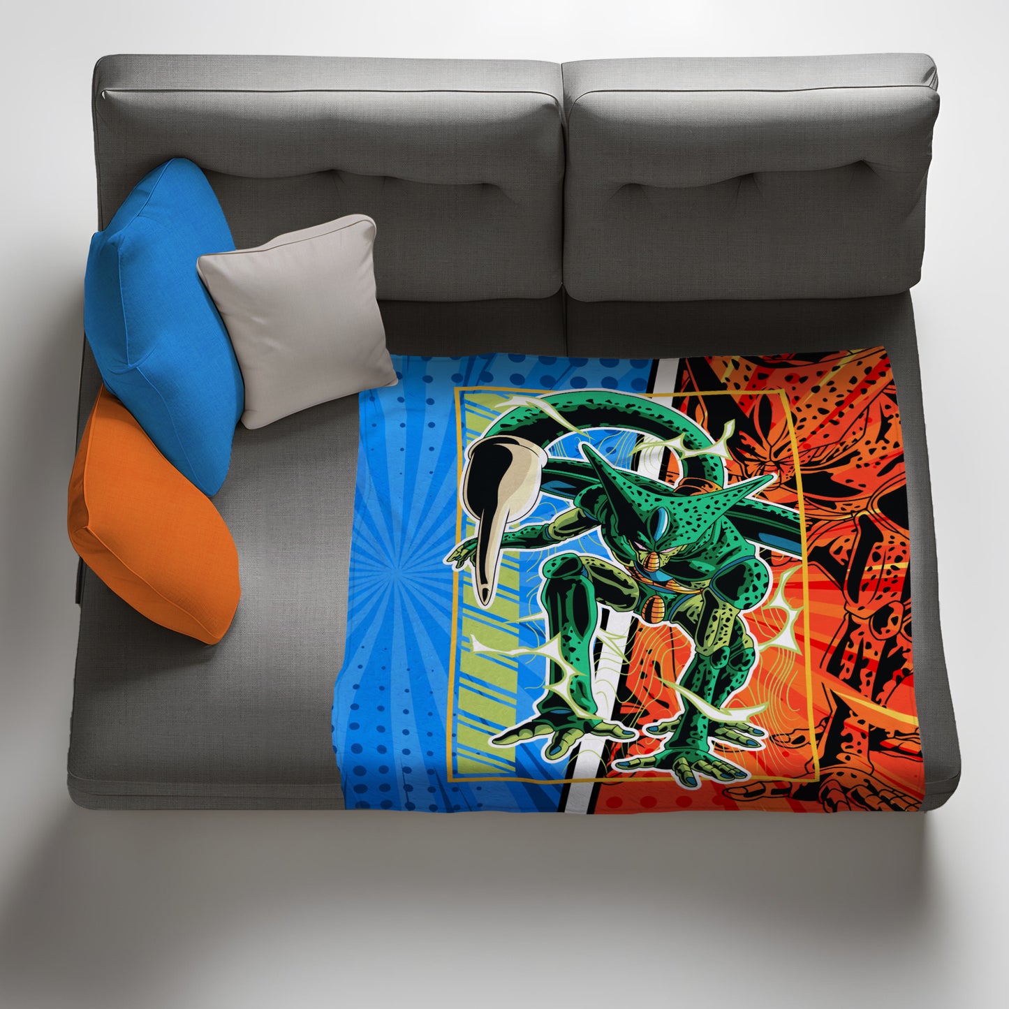 Cell Light Weight Fleece Blanket
