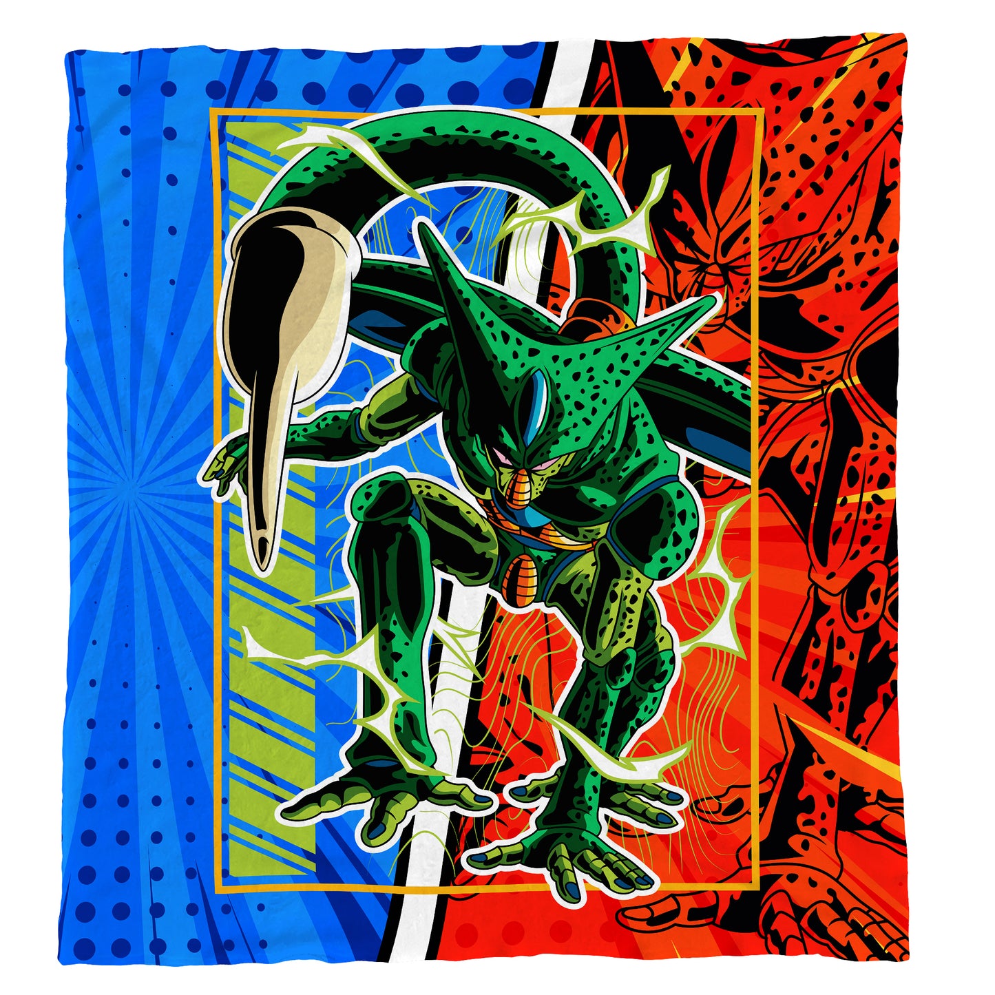 Cell Light Weight Fleece Blanket