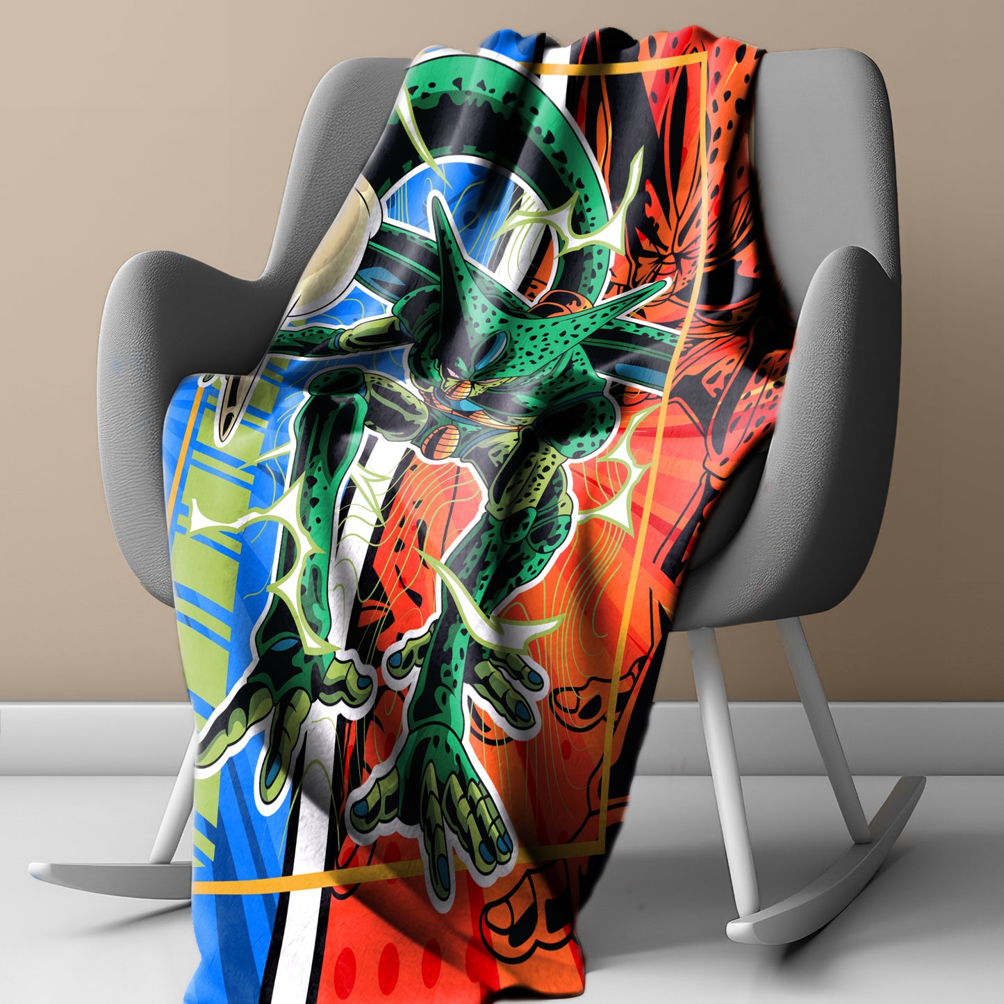 Cell Light Weight Fleece Blanket