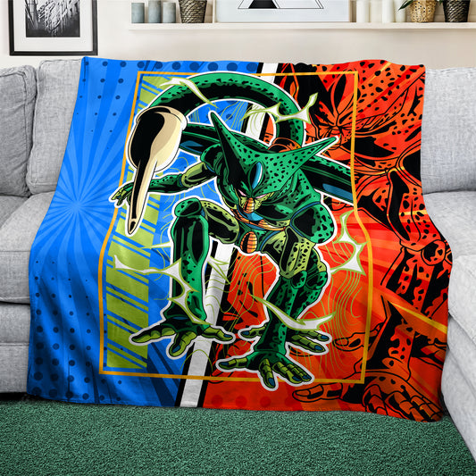 Cell Light Weight Fleece Blanket