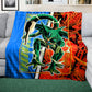 Cell Light Weight Fleece Blanket
