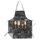 Chalkboard Recipes Medium Length Apron