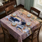 Challenge Accepted Square Tablecloth by Delene Lambert
