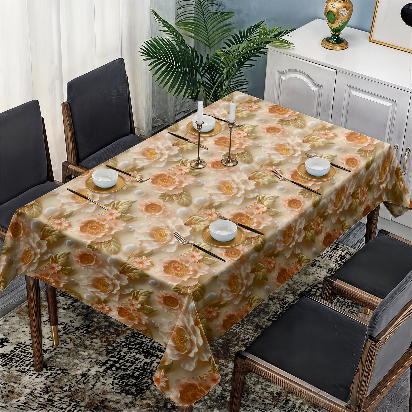 Champaigne Rectangle Tablecloth