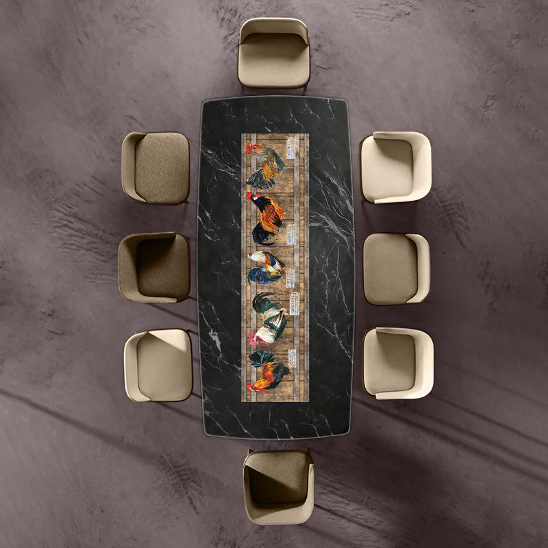 Champion Roosters 160cm Table Runner