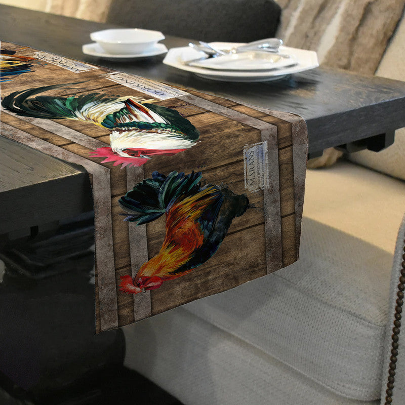 Champion Roosters 160cm Table Runner