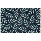 Charcoal Waterpainted Blue Leaves Rectangle Tablecloth By Mark Van Vuuren