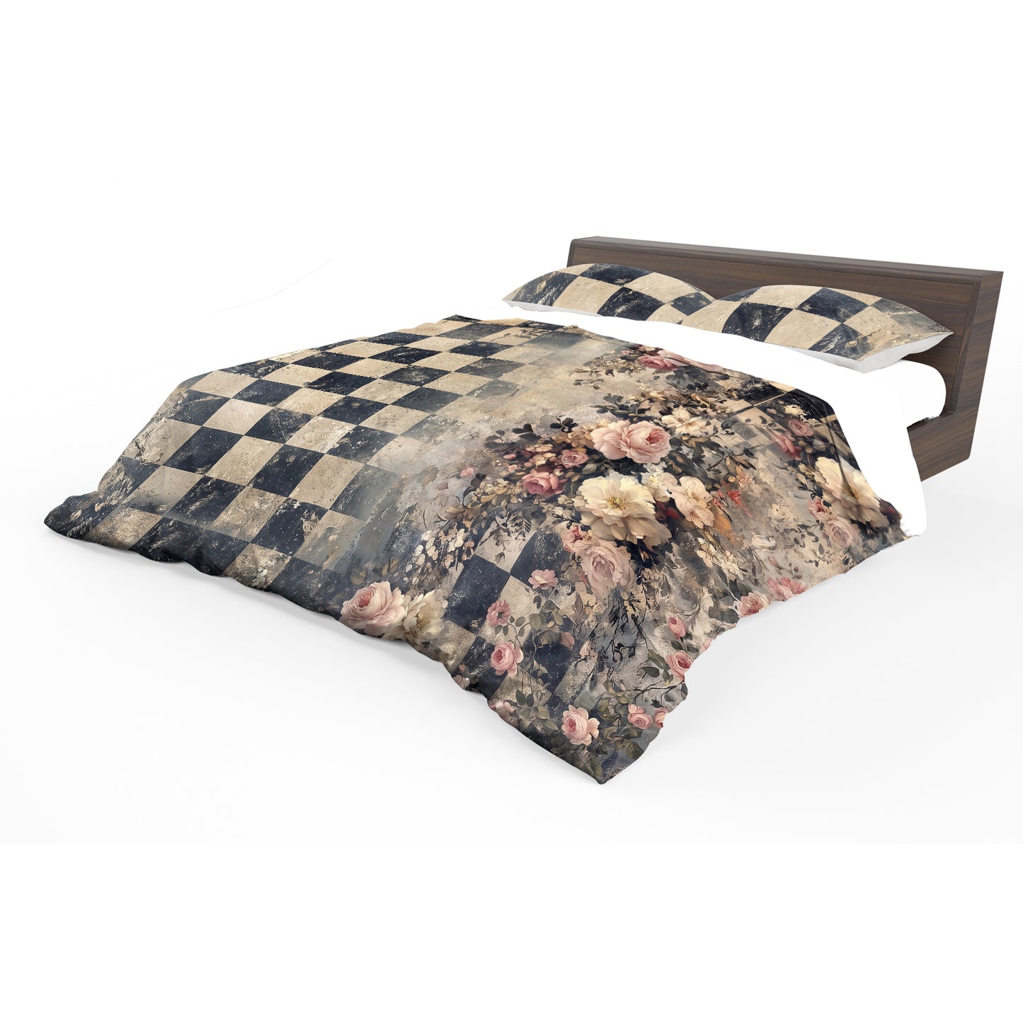 Checkmate in Bloom Duvet Cover Set