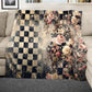 Checkmate in Bloom Light Weight Fleece