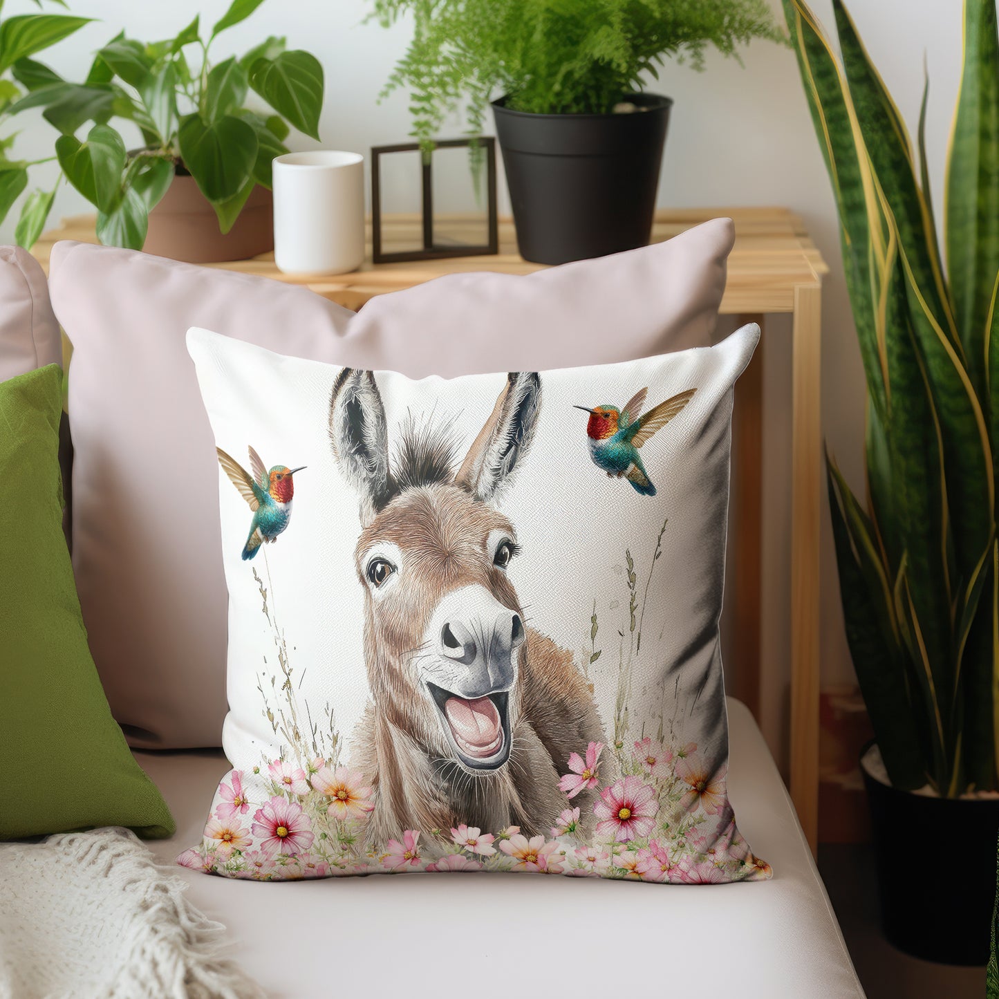 Cheerful Donkey Luxury Scatter by Mark van Vuuren