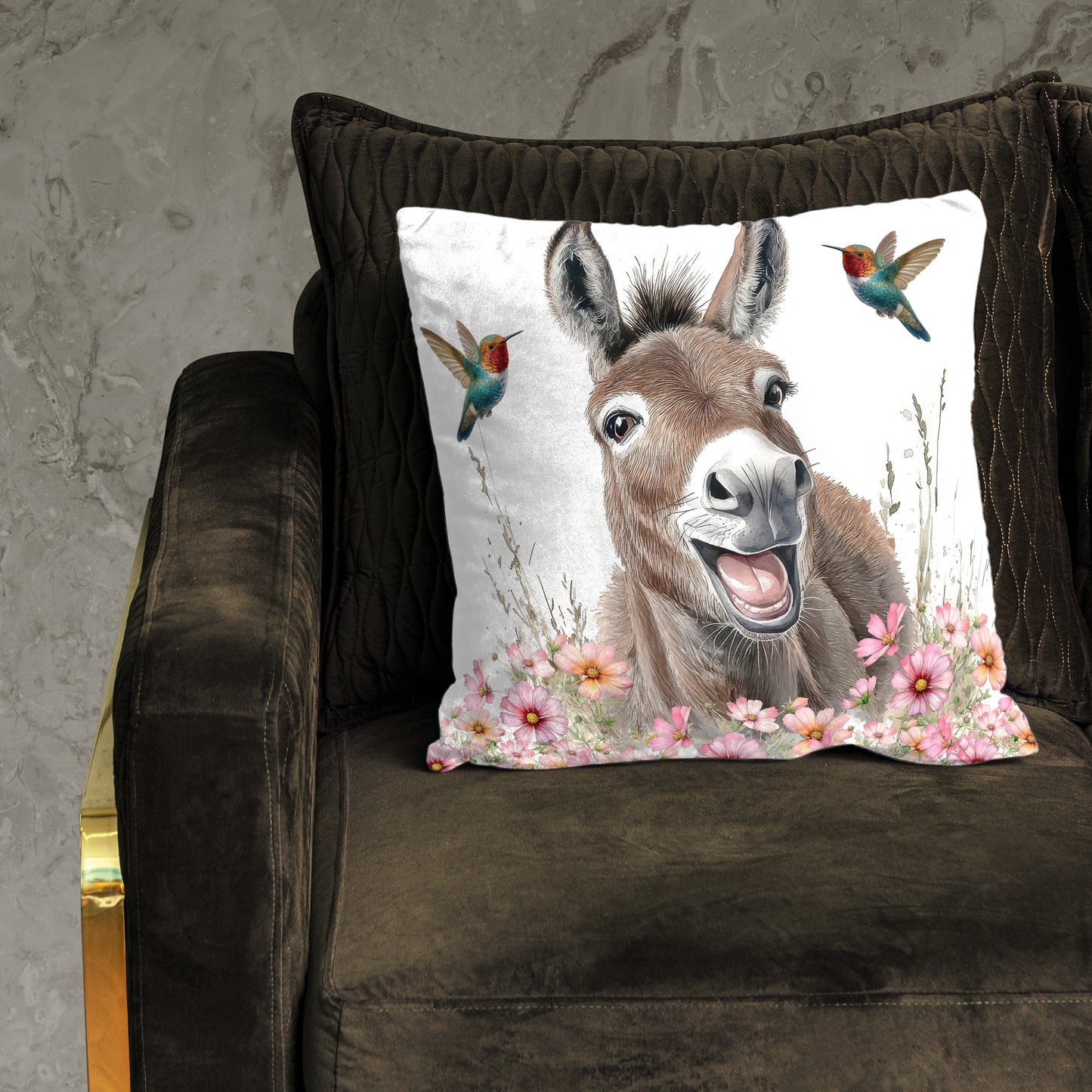 Cheerful Donkey Luxury Scatter by Mark van Vuuren