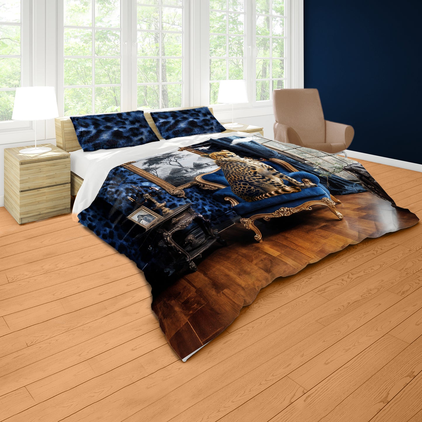 Cheetah at Ease Duvet Cover Set