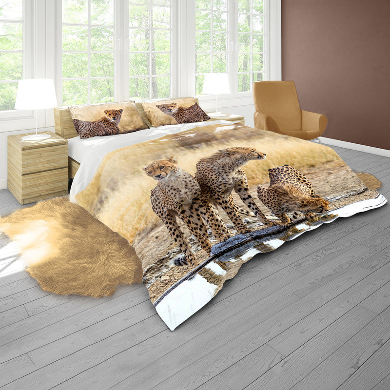 Cheetahs By Annette Heymans Duvet Cover Set