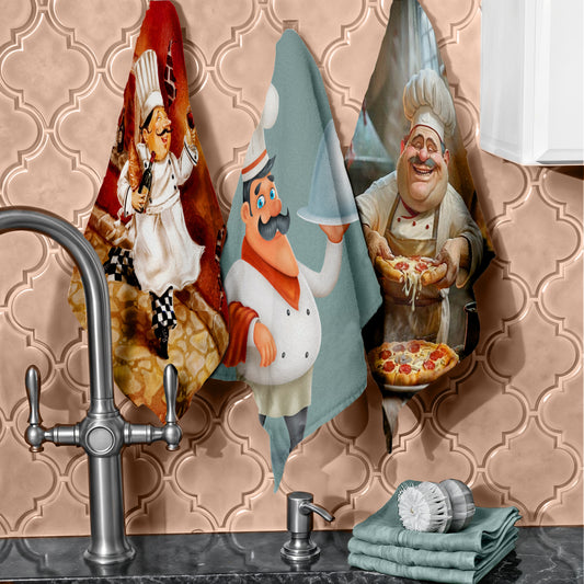 Chef Cook-off Dish Cloth (Set of 3)