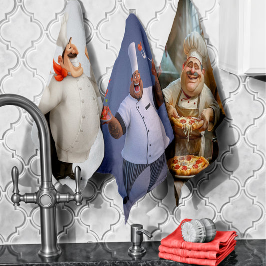 Chef Dish Cloth (Se`t of 3)