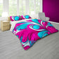 Cherisse Pink and Aqua Pattern Duvet Cover Set