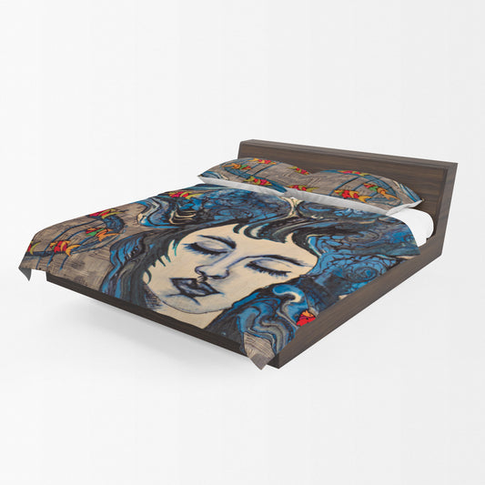 Fish on my mind Duvet Cover Set By Cherylin Louw
