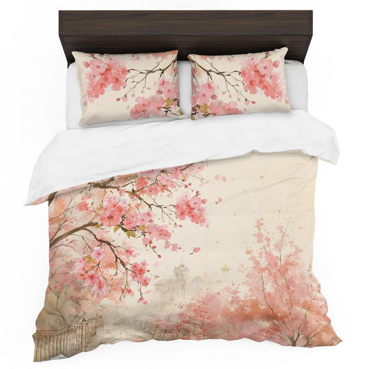 Cherry Blossom Lane Duvet Cover Set