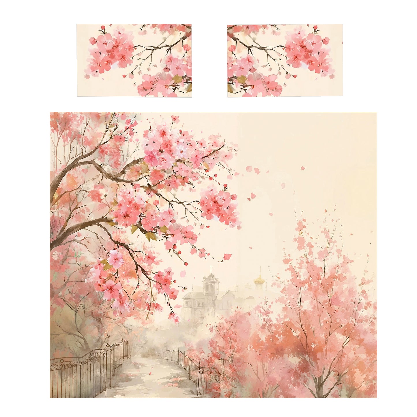 Cherry Blossom Lane Duvet Cover Set