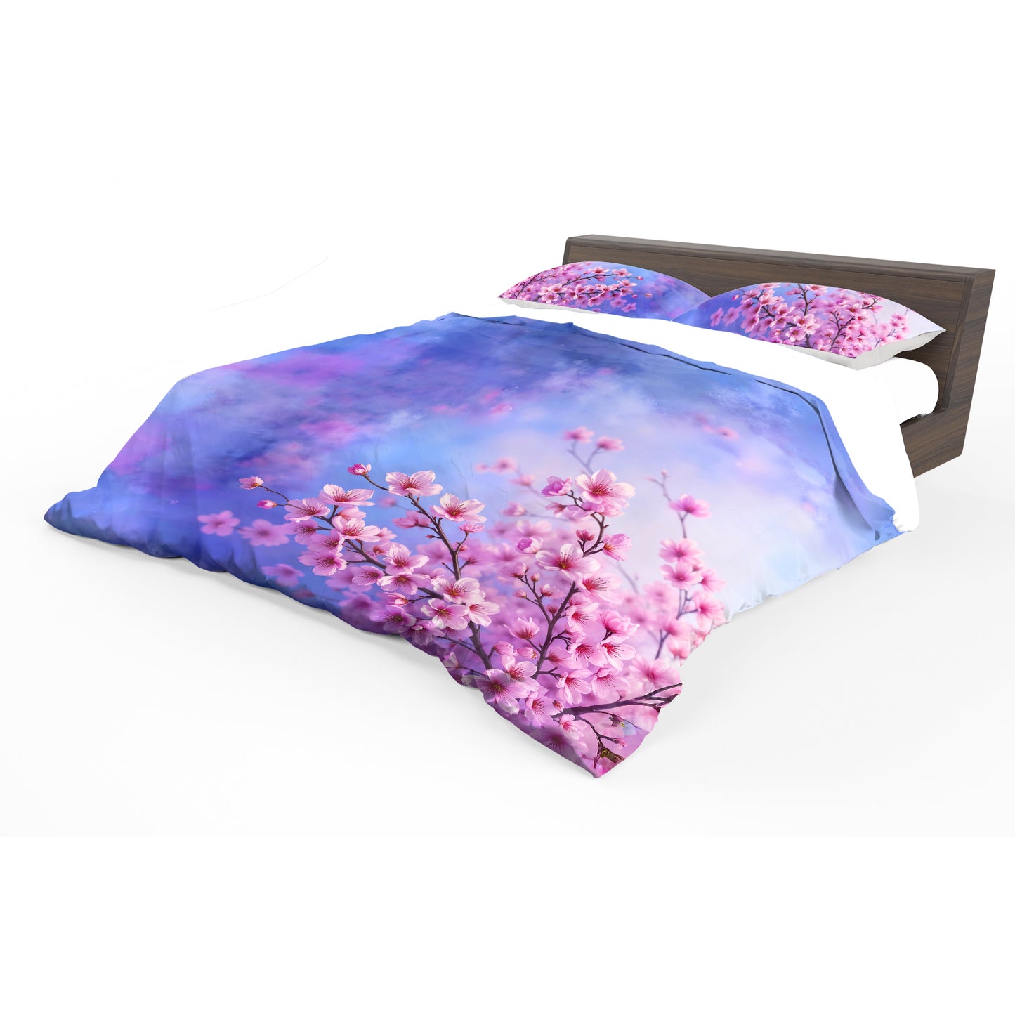 Cherry Blossom Petals Duvet Cover Set