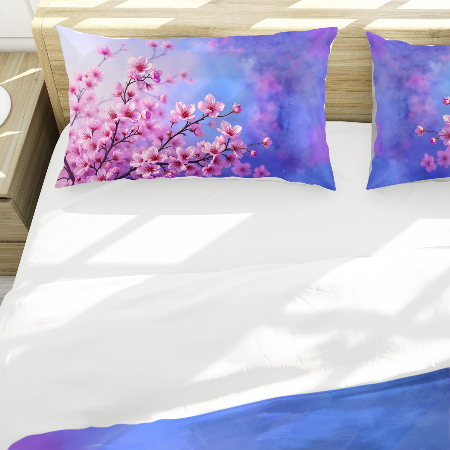 Cherry Blossom Petals Duvet Cover Set