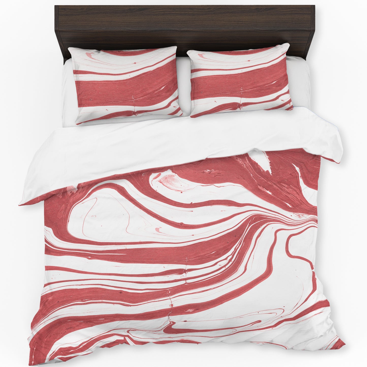 Cherry Currents Duvet Cover Set