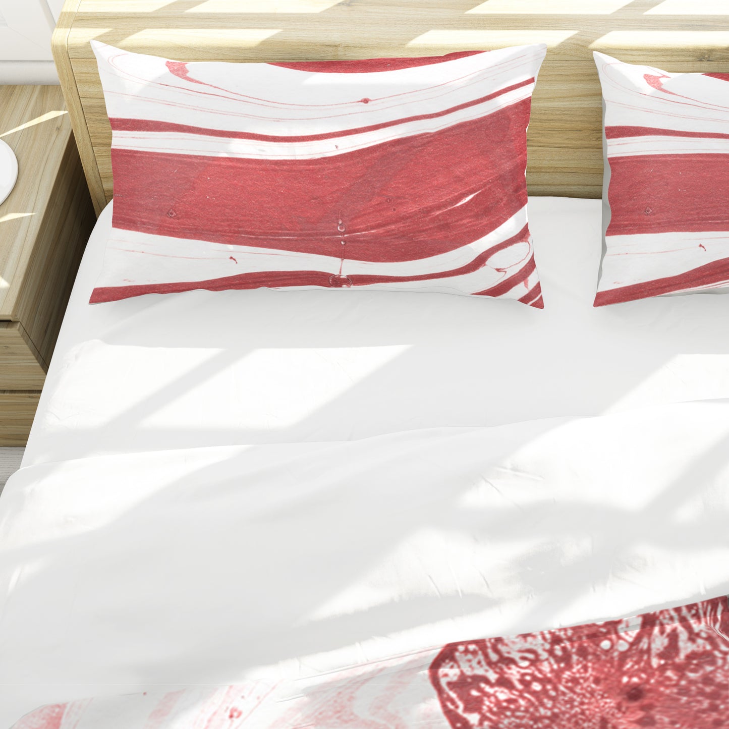 Cherry Currents Duvet Cover Set