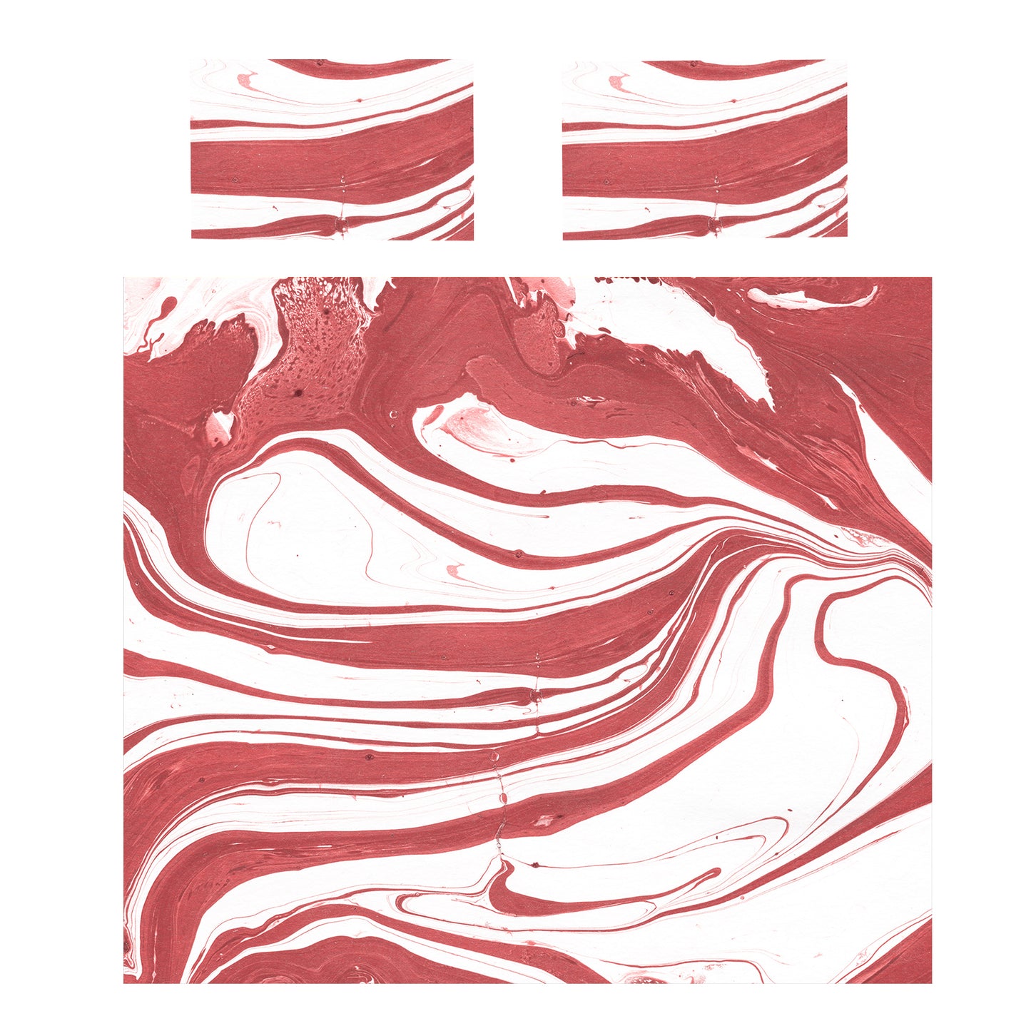 Cherry Currents Duvet Cover Set