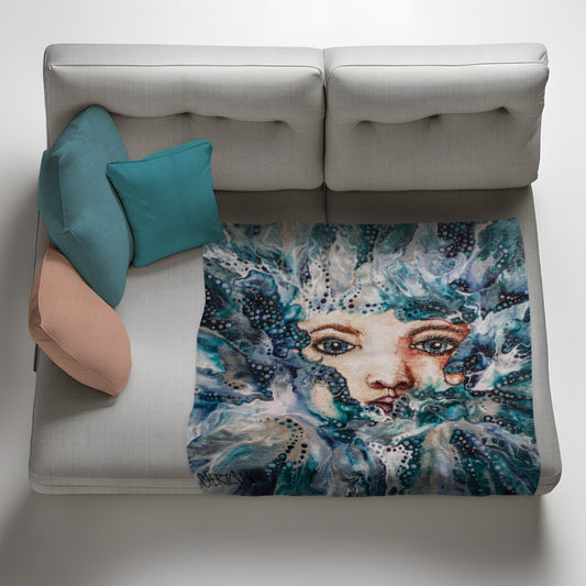 From Within Light Weight Fleece Blanket by Cherylin Louw