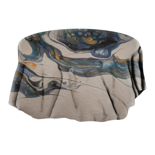 Meditations Round Tablecloth By Cherylin Louw