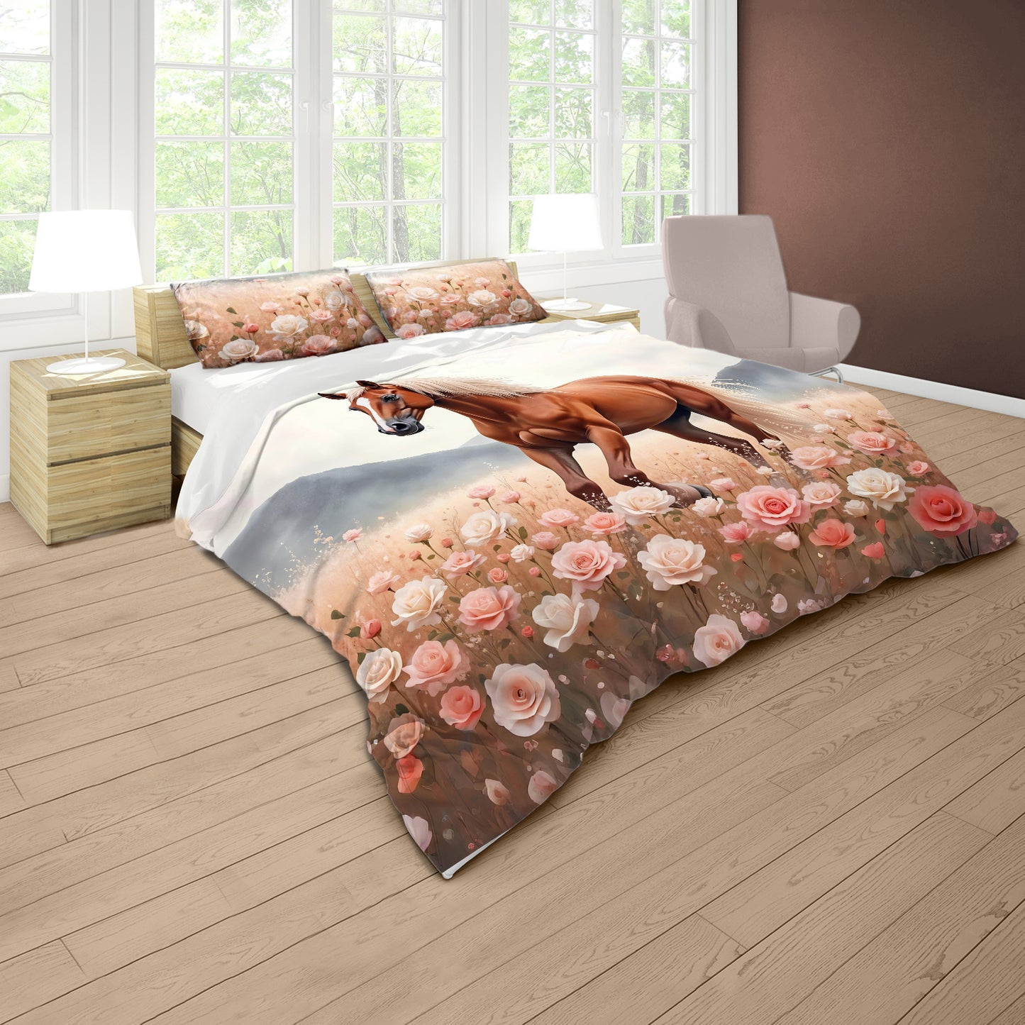 Chestnut Stallion Tranquillity Duvet Cover Set