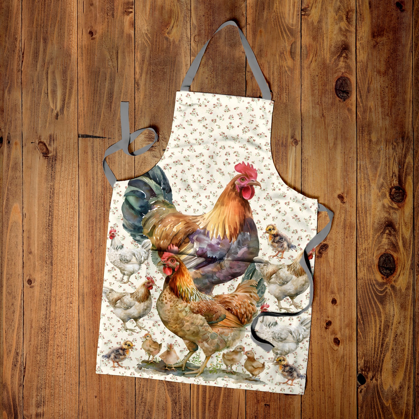 Chicken Family Apron by Mark van Vuuren