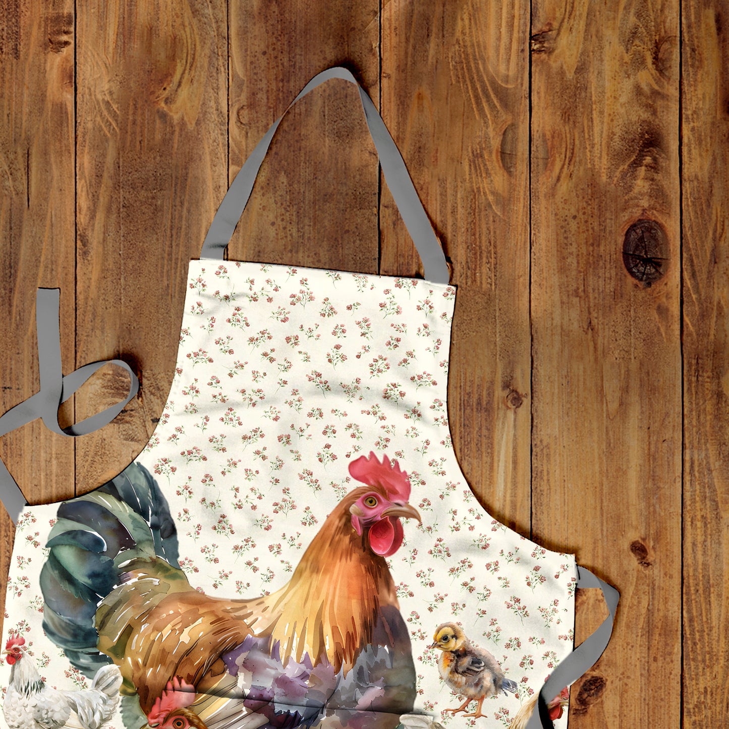 Chicken Family Apron by Mark van Vuuren