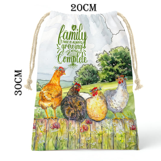 Chicken Family Gift Bag (Set of 3)
