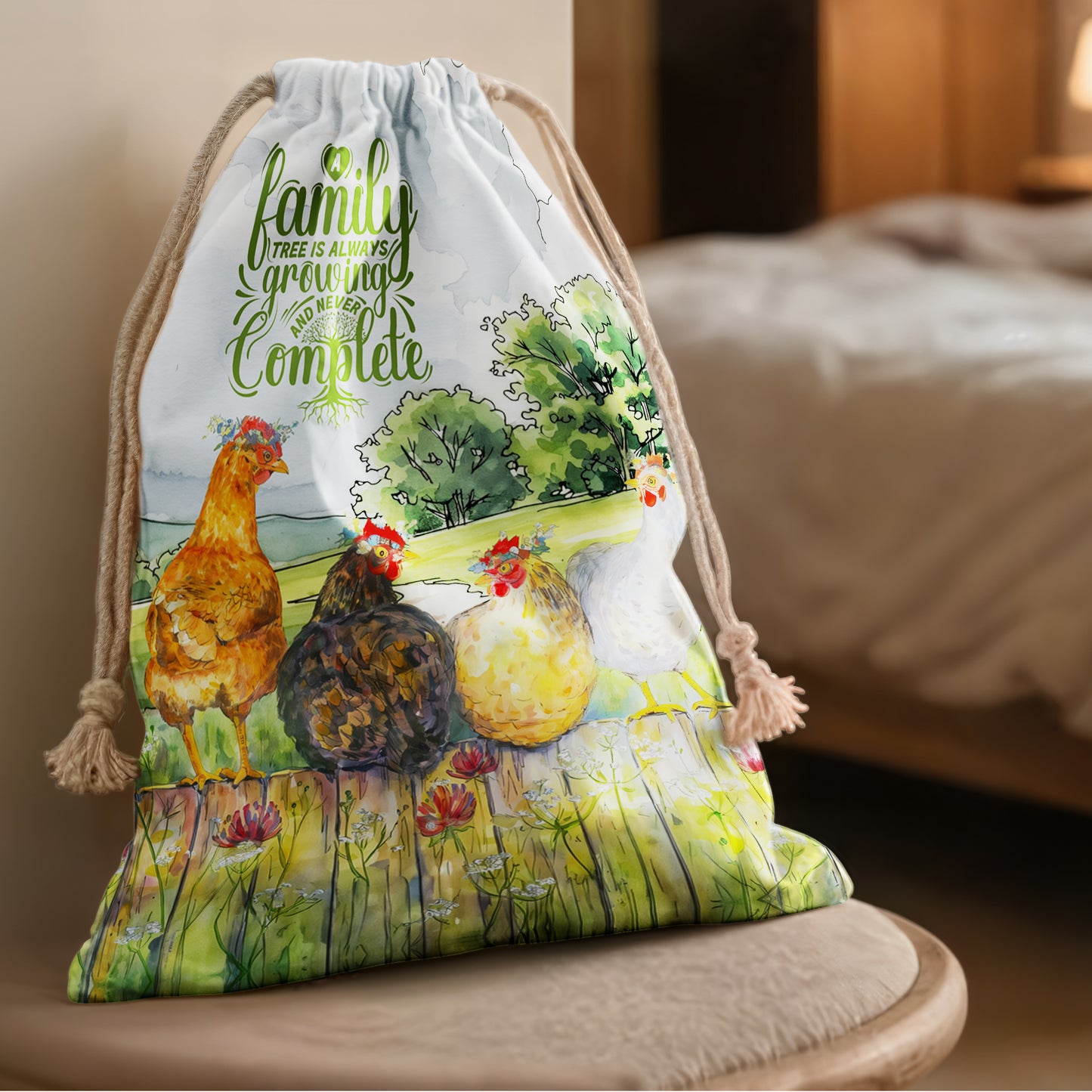 Chicken Family Gift Sack