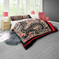 Chinese Black and Red Dragon by Wikus Schalkwyk Duvet Cover Set