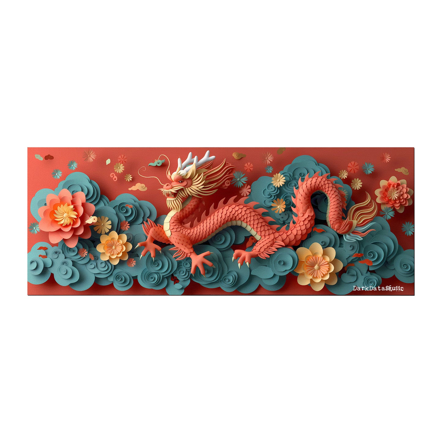 Chinese New Year by Wikus Schalkwyk Large Desk Pad