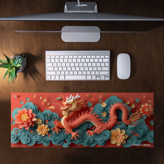 Chinese New Year by Wikus Schalkwyk Large Desk Pad