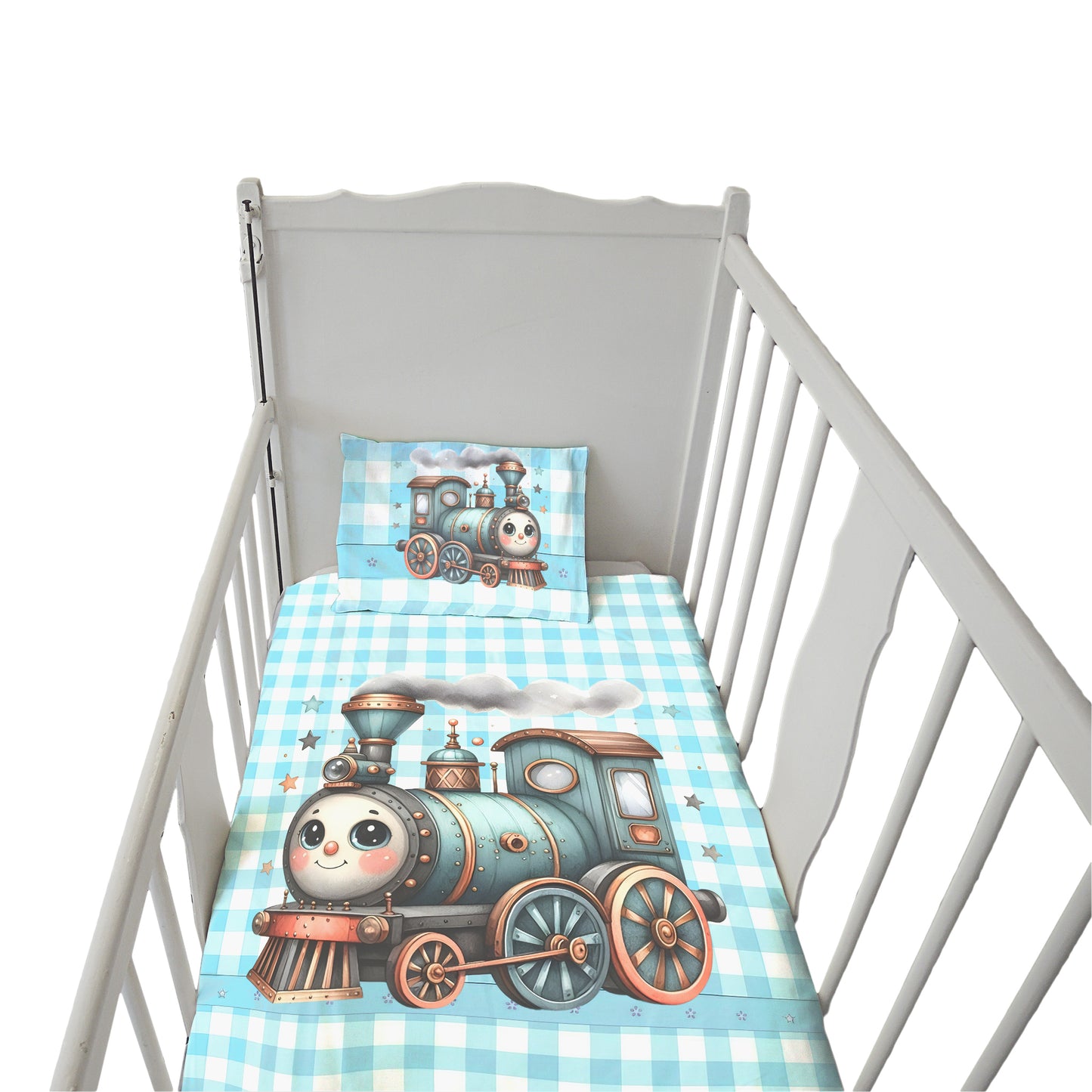 Choo Choo Engine Cot Set