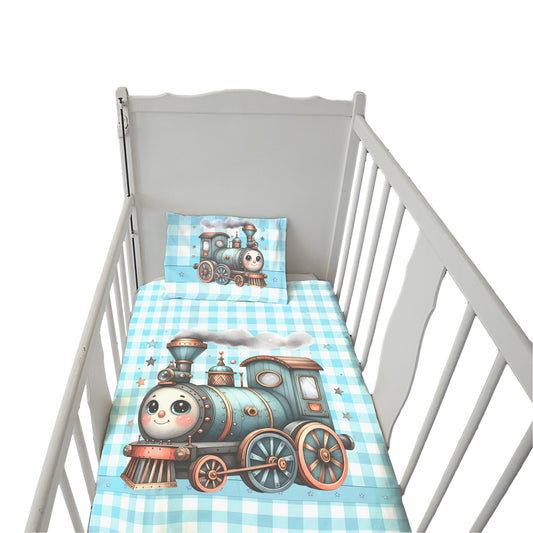 Choo Choo Engine Cot Set