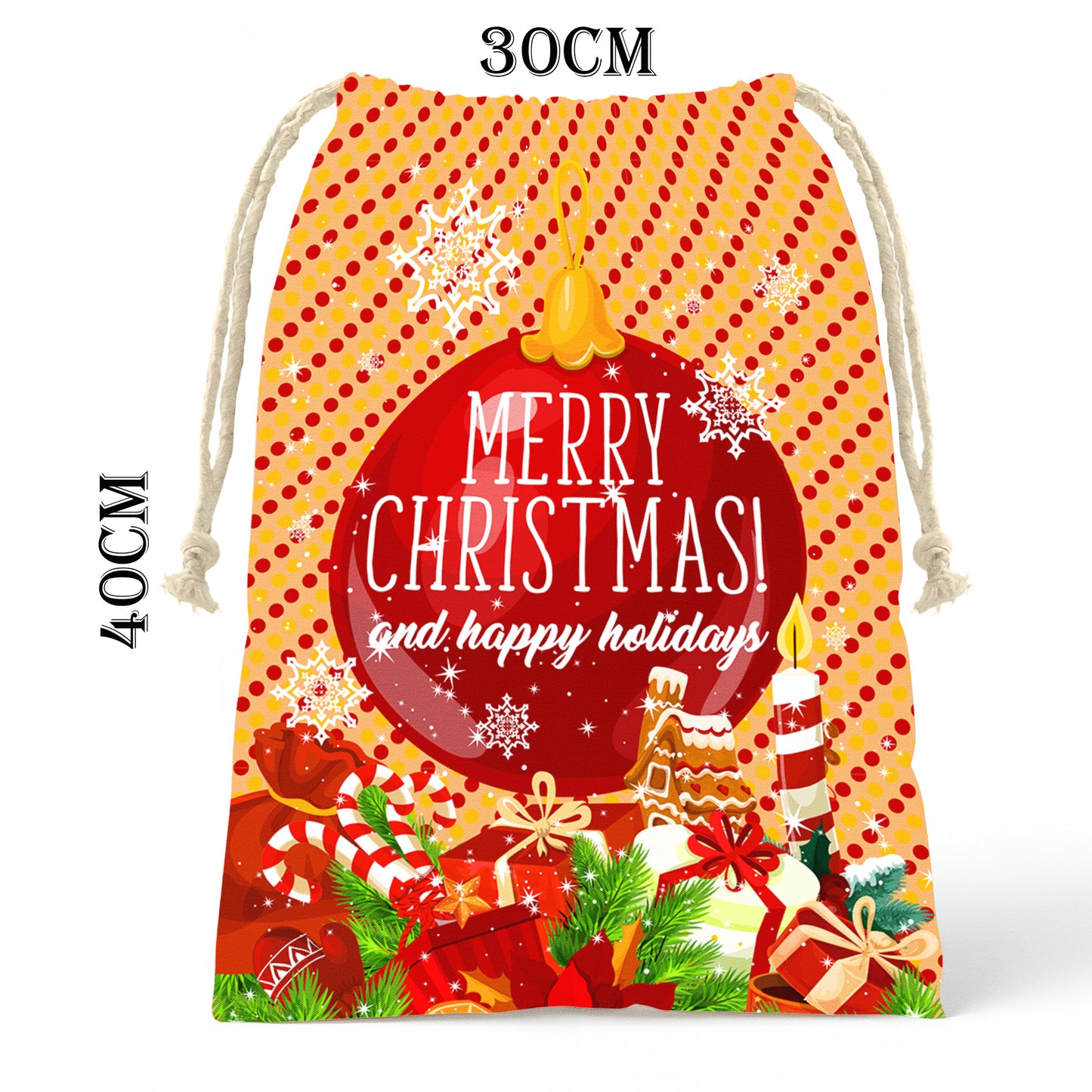 Christmas Bauble Gift Bag (Set of 2)