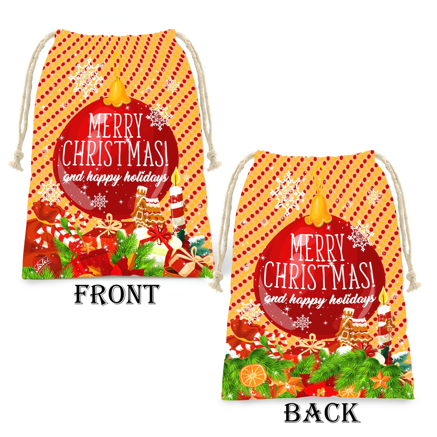 Christmas Bauble Gift Sack