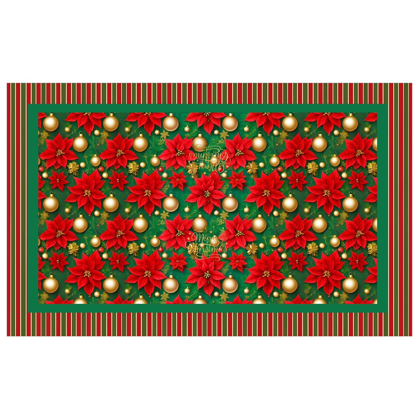 Christmas Blossom Rectangle Tablecloth
