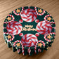 Christmas Candy Round Tablecloth