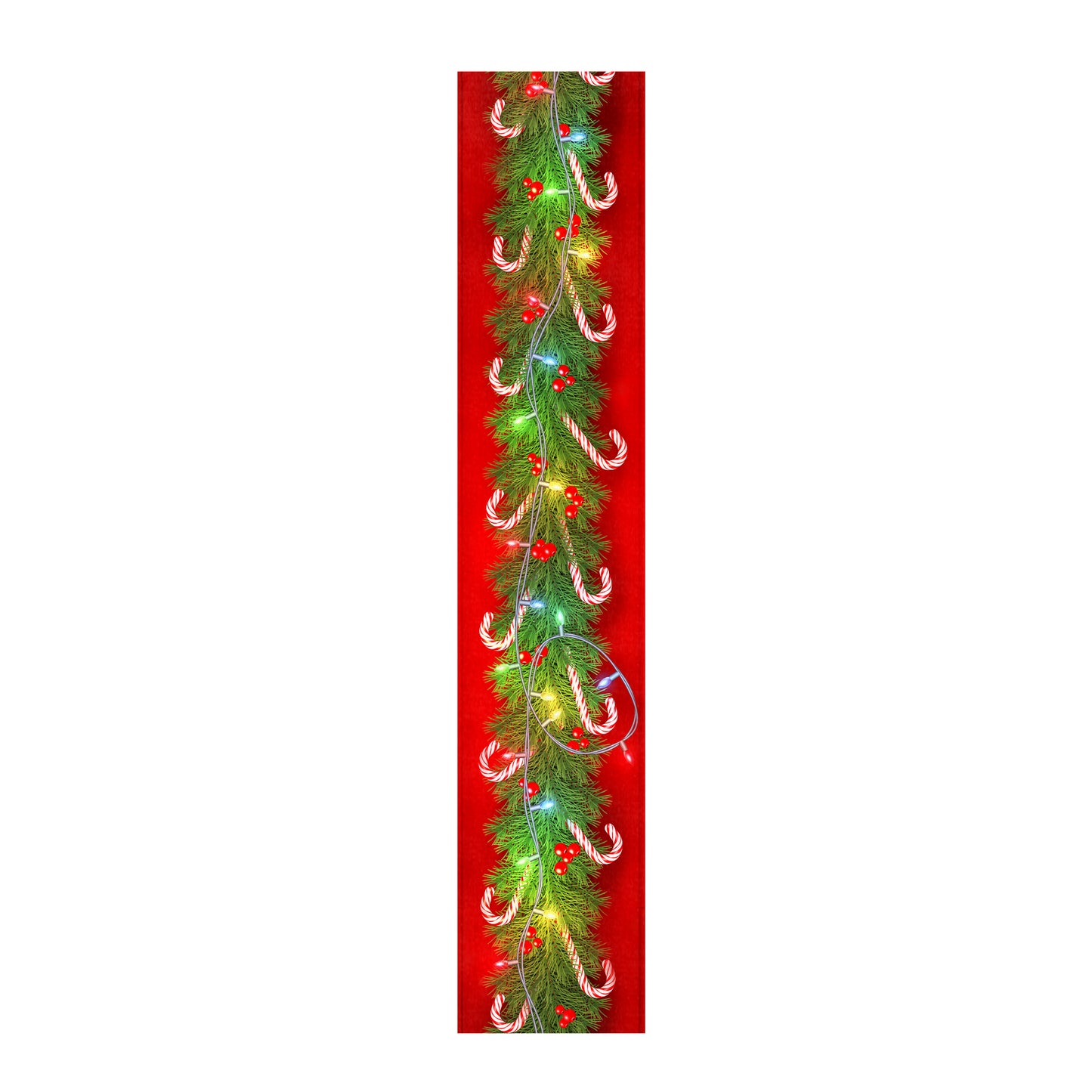 Christmas Candy Table Runner