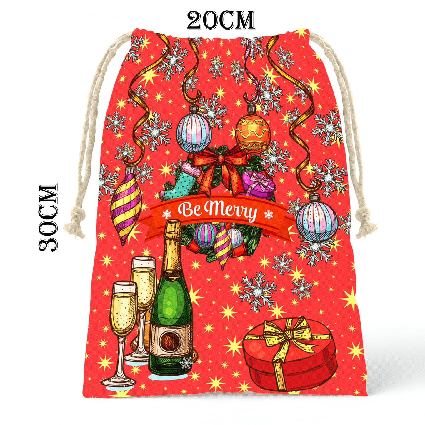 Christmas Cheers Gift Bag (Set of 3)