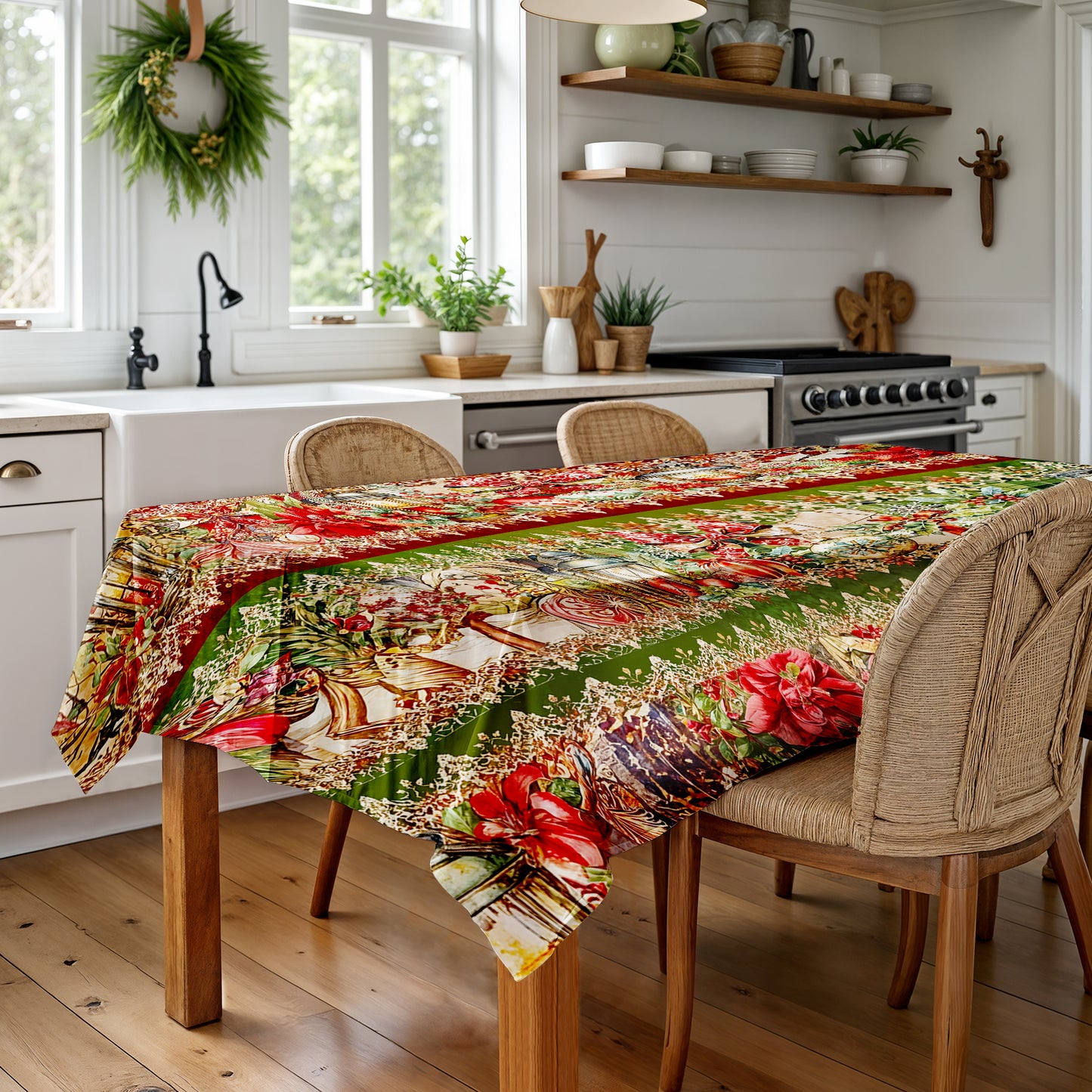 Christmas Delight Rectangle Tablecloth