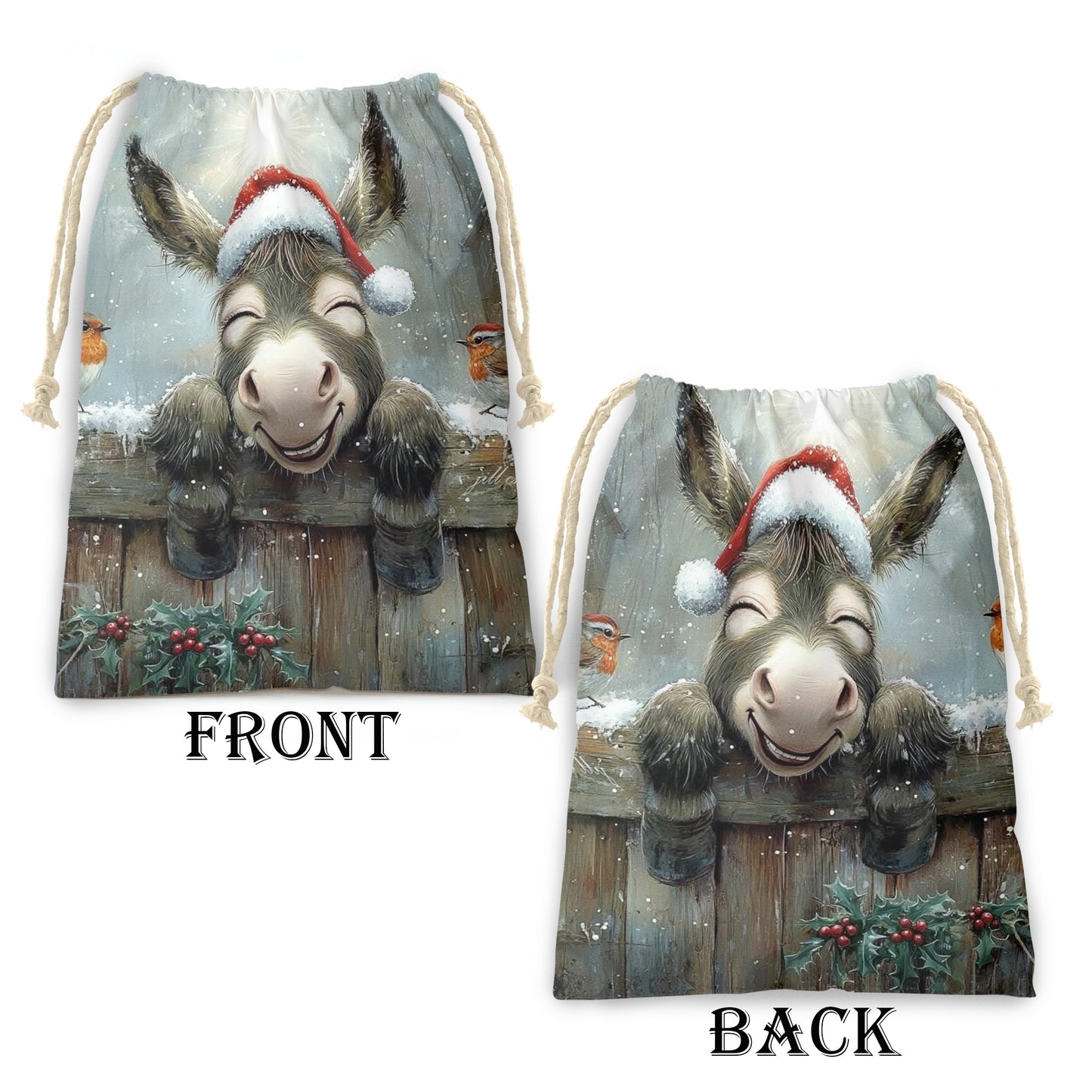 Christmas Donkey Gift Sack